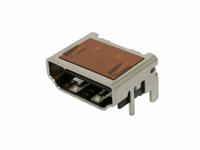 2086581081 Molex Type A 19 Way Female Right Angle HDMI Connector 40 V