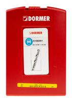 a190-201 Dormer 19-Piece Twist Drill Bit Set for Multi-Material, 10mm Max, 1mm Min, HSS Bits