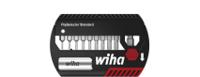 39039 Wiha Electric Bit Set 11 Pieces, Pozidriv, Slotted