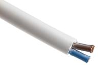 836-0723 RS PRO Fire Performance 4 mm² 2 Core Power Cable, H05Z1Z1-F, White, 100m