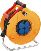 1206961 brennenstuhl 33m 4 Socket Type E - French Cable Reel Open Reel, 230 V, IP44