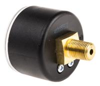 7833526 WIKA Analogue Pressure Gauge 16bar Back Entry 40mm Outside Diameter