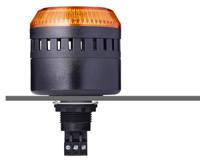 814511405 AUER Signal ELG Series Amber Buzzer Beacon, 24 V ac/dc, IP65, Panel Mount, 103 at 1 Metre