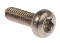 262-5926 RS PRO Hexalobular Recess M4 Pan A2 304 Stainless Steel Machine Screw ISO 14583 M4 x 12mm