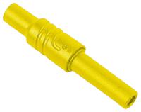 934096103 Hirschmann Test & Measurement Yellow Female Banana Socket, 4 mm Connector, Screw Termination, 24A, 1000V ac/dc, Nickel