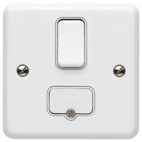 k3042-whi MK Electric 13A 1 Gang Switched Fused Spur