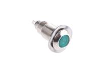 531-532-63 Marl Green Panel Mount Indicator, 12 → 28V, 12.7mm Mounting Hole Size, Solder Tab Termination, IP67