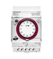 012800031 Grasslin Analogue DIN Rail Time Switch 230 V ac, 1-Channel