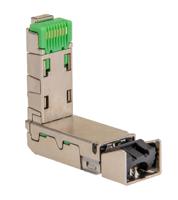 1421128 Phoenix Contact CUC Series Male RJ45 Connector, Cable Mount, Cat5 Right Angle 8 -Way