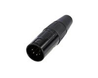 rc5m-b Re-An Products Cable Mount XLR Connectors, Male, 5 Way