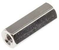 222-496 RS PRO Standoff, M4 x M4 Thread, 20mm Body, Brass, Female/Female