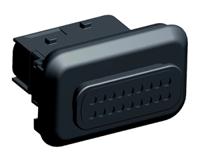 1-1564526-1 TE Connectivity, HDSCS Automotive Connector Plug Black Plug-In 18 Way