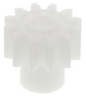 521-7461 RS PRO POM 12 Teeth Spur Gear, 1 Module, 4mm Bore Diam, 12mm Pitch Diam, 8mm Hub Diam