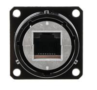 rjf21b Amphenol Socapex RJF Series Female RJ45 Connector, Panel Mount, Cat5e Straight 1 Port 8 -Way