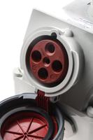 5110a MENNEKES Switchable IP67 Industrial Interlock Socket 3P+E, Earthing Position 6h, 63A, 400 V
