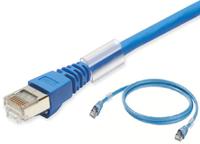 xs6w-6lszh8ss2000cm-b OmronXS6W, 20m Cat6a, Blue RJ45 to Male RJ45 Male, S/FTP Shielded, Terminated LSZH Sheath