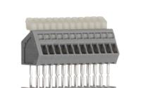 233-212 WAGO PCB Terminal Block, 12-Contact, 2.5mm Pitch, Through Hole Mount, 1-Row, Solder Termination
