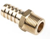 506-7250 RS PRO Hose Connector Hose Tail Adaptor, G 3/8in 1/2in ID