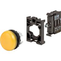 78639222-m22-l-ym22-am22-led230-w Eaton, RMQ Titan M22, Flush Mount, Rear, Surface Mount Yellow LED Pilot Light, 22mm Cutout, IP69K, Round, 12 →