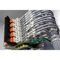 032142 Brady Flame Retardant Polyolefin White Cable Sleeve, 4.62mm Diameter, 50.8mm Length, PermaSleeve Series