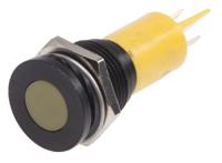 211-746 RS PRO Yellow Panel Mount Indicator, 12V, 16mm Mounting Hole Size, Solder Tab Termination