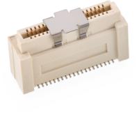 658801103040 Wurth Elektronik WR-BTB Series Vertical PCB Socket, 40-Contact, 1-Row, 0.8mm Pitch