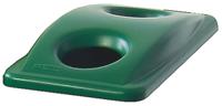 fg269288grn Rubbermaid Commercial Products 519mm Green Plastic Bin Lid for Slim Jim Container, 70mm