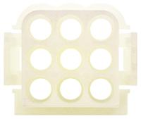 1-480673-0 TE Connectivity, Commercial MATE-N-LOK Female Connector Housing, 6.1mm Pitch, 9 Way, 3 Row