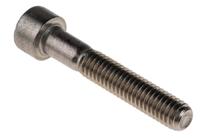 187-1443 RS PRO Stainless Steel Hex Socket Cap Screw, DIN 912, M6 x 35mm