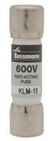 klm-2-12 Eaton 2.5A F Melamine Cartridge Fuse, 10 x 38mm