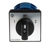 ca20a211gba001e Kraus & Naimer, DP 3 Position Double Throw Cam Switch, 20A