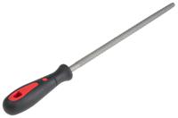 161-1501 RS PRO 250mm, Bastard, Rasp Cut, Round Engineers File With Soft-Grip Handle