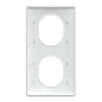 s320724 Schneider Electric White, 2 Gang, Ovalis C Series