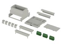 65610087s1-cnc-875 Bopla CombiNorm-Control Series Light Grey Flame Retardant ABS Enclosure, IP20, 89.2 x 89.8 x 65.2mm