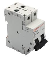 p1mb2pc10 Lovato ModuLo P1MB MCB, 2P, 10A Curve C, 230V AC, 80V DC, 10 kA Breaking Capacity