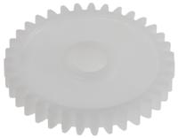 521-7332 RS PRO POM 35 Teeth Spur Gear, 0.8 Module, 6mm Bore Diam, 28mm Pitch Diam, 12mm Hub Diam