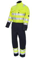 6444-nye-r44 ProGARM Navy/Yellow Reusable Coverall, 44 in