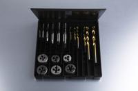 506-4267 RS PRO Tap, Die & Drill Set HSS 18-Piece M3 → M10 Thread