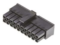 43025-2000 Molex, Micro-Fit 3.0 Female Connector Housing, 3mm Pitch, 20 Way, 2 Row