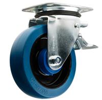 13817223 Guitel Hervieu Braked Swivel Castor Wheel, 400kg Capacity, 160mm Wheel