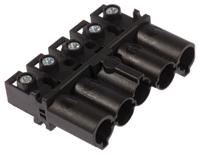 9295440531 Wieland GST18i5 Series Mini Connector, 5-Pole, Male, Cable Mount, 20A, IP20