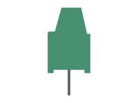 282834-7 TE Connectivity PCB Terminal Block, 7-Contact, 2.54mm Pitch, Board Mount, 1-Row