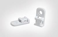 151-31103-ctam1-pa66-wh HellermannTyton Natural Cable Tie Mount 10.2 mm x 20.4mm, 4.6mm Max. Cable Tie Width