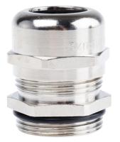 53112250 Lapp SKINTOP Series Metallic Nickel Plated Brass Cable Gland, PG21 Thread, 11mm min., 18mm max., IP68