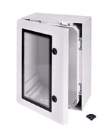 arca-604021w-no-mp Fibox ARCA Series Polycarbonate Wall Box, IP66, Viewing Window, 600 mm x 400 mm x 210mm