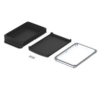 48428650hmt2 Bopla BoVersa Series Black, Transparent Polycarbonate General Purpose Enclosure, 323 x 185 x 76mm
