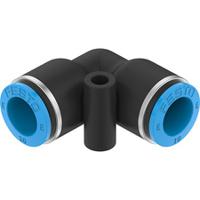 npqe-l-q10-e-f1a-p10 Festo NPQE-L Series Elbow Tube-toTube Adaptor, Push In 10 mm to Push In 10 mm, Push-in Connection Style,