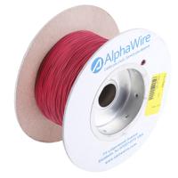6711-rd001 Alpha Wire Ecogen Ecowire Series Red 0.13 mm² Hook Up Wire, 26 AWG, 7/0.16 mm, 305m, MPPE Insulation, 6711 RD001