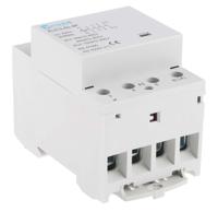 euc3-63-4p Europa Contactor, 230 V ac Coil, 4-Pole, 63 A, 40 kW, 4NO, 400 V ac