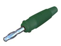 972518104 Hirschmann Test & Measurement Green Male Banana Connector, 4 mm Connector, Solder Termination, 32A, 60V dc, Nickel